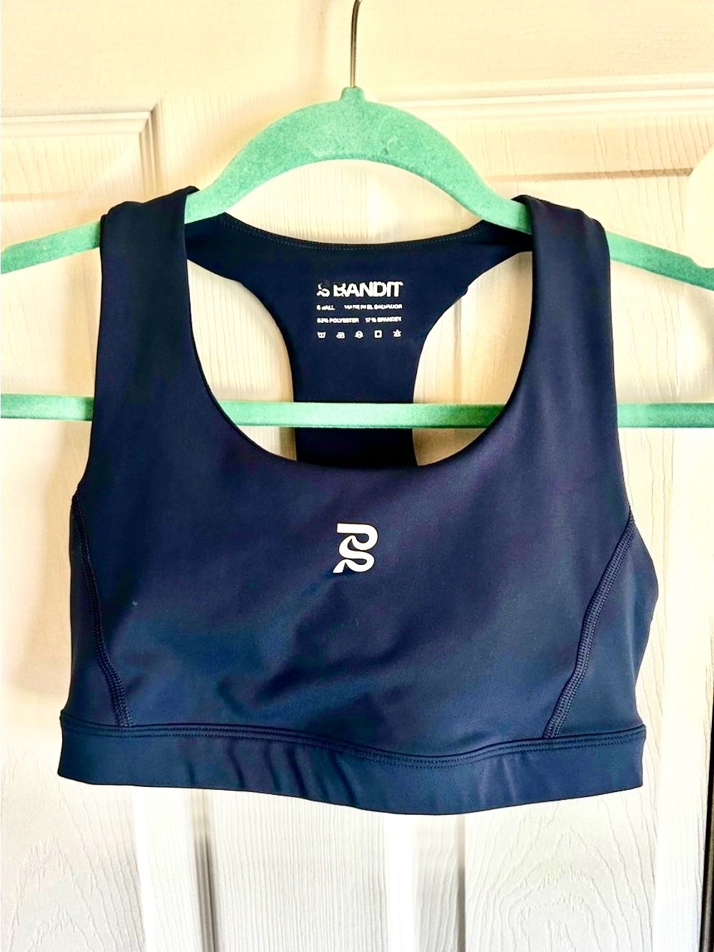 Women’s Bandit Navy High-Support Racerback Sports Bra. Small. Like new